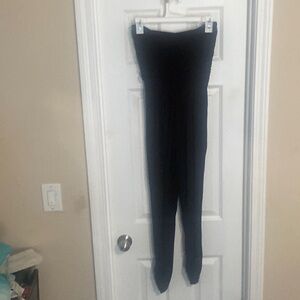 Strapless black jumpsuit